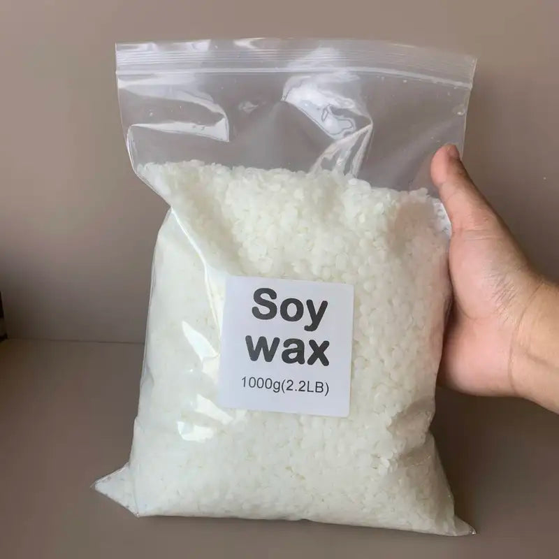 Natural Soy Wax for Candle Making - 50g-1000g Blocks, Bulk Candle Wax
