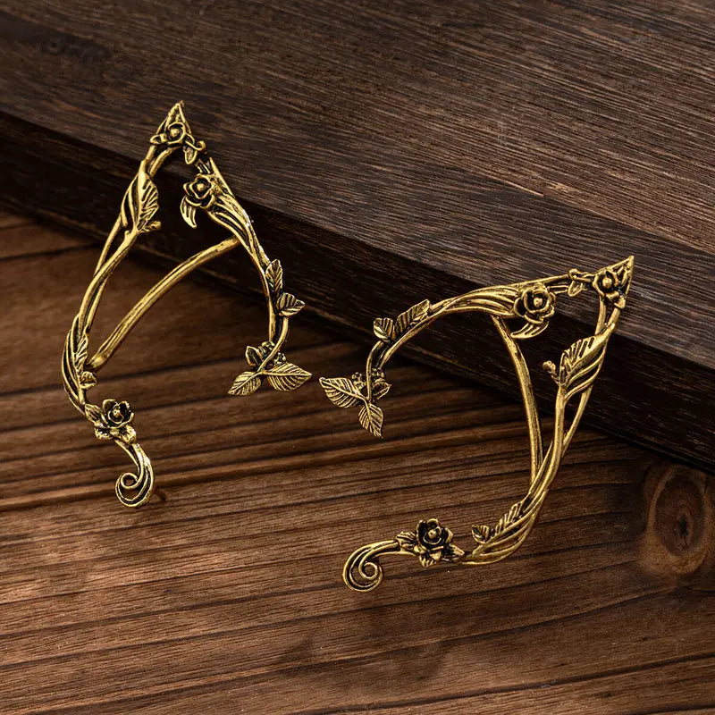 Cute Fairy Elf Leaf Ear Clip Jewelry for Weddings & Gifts