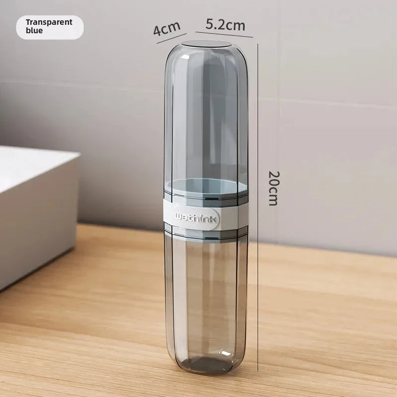 Travel Toothbrush Case Set - Transparent Portable Outdoor & Business Trip Accessories