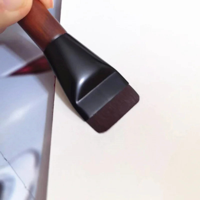 Flat Head Foundation Brush Makeup Tool for Face Contouring & Blending