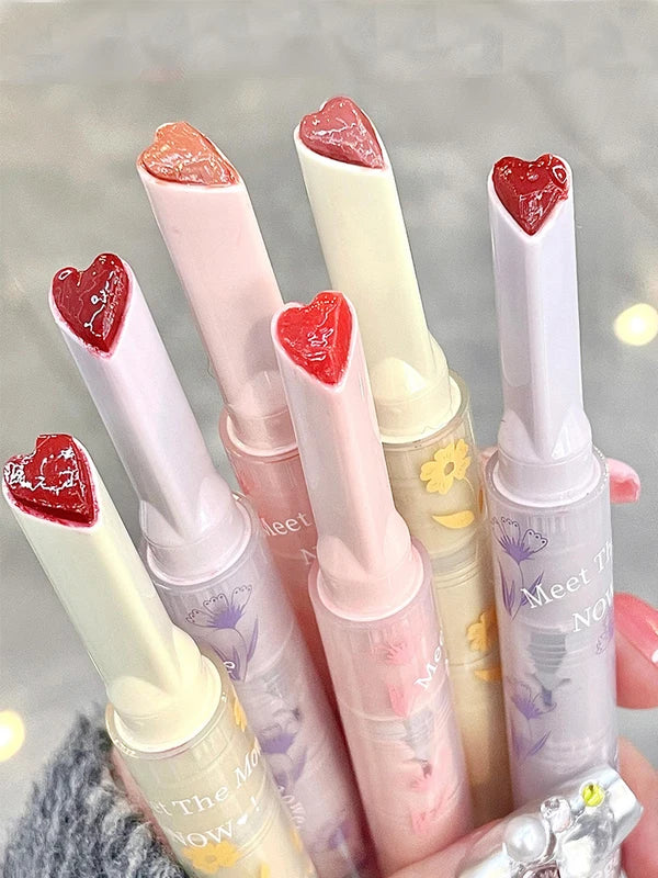 Moisturizing Lip Gloss Pen - Jelly Love Lipstick with Mirror and Vibrant Colors