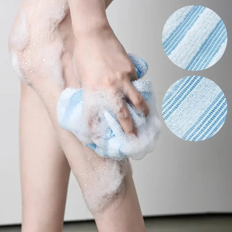 Nylon Exfoliating Bath Brush for Back & Body - Shower Scrubber