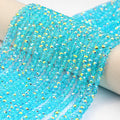 Austrian Crystal Beads 4mm 6mm 8mm Flat Round Spacer Loose Beads for Jewelry Making