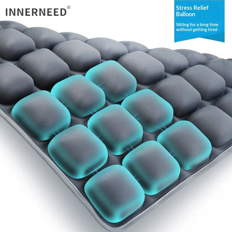 Anti-Decubitus 5D Air Cushion with 56 Interconnected Airbags for Pressure Relief Seat Pad