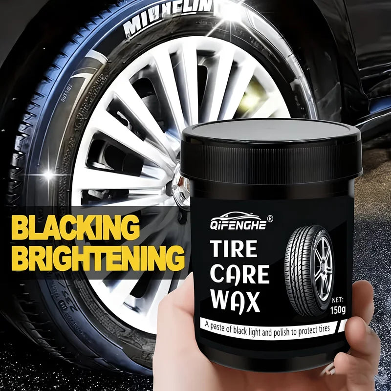Car Tire Care Wax - Hydrophobic Tire Polish & Shine Protectant