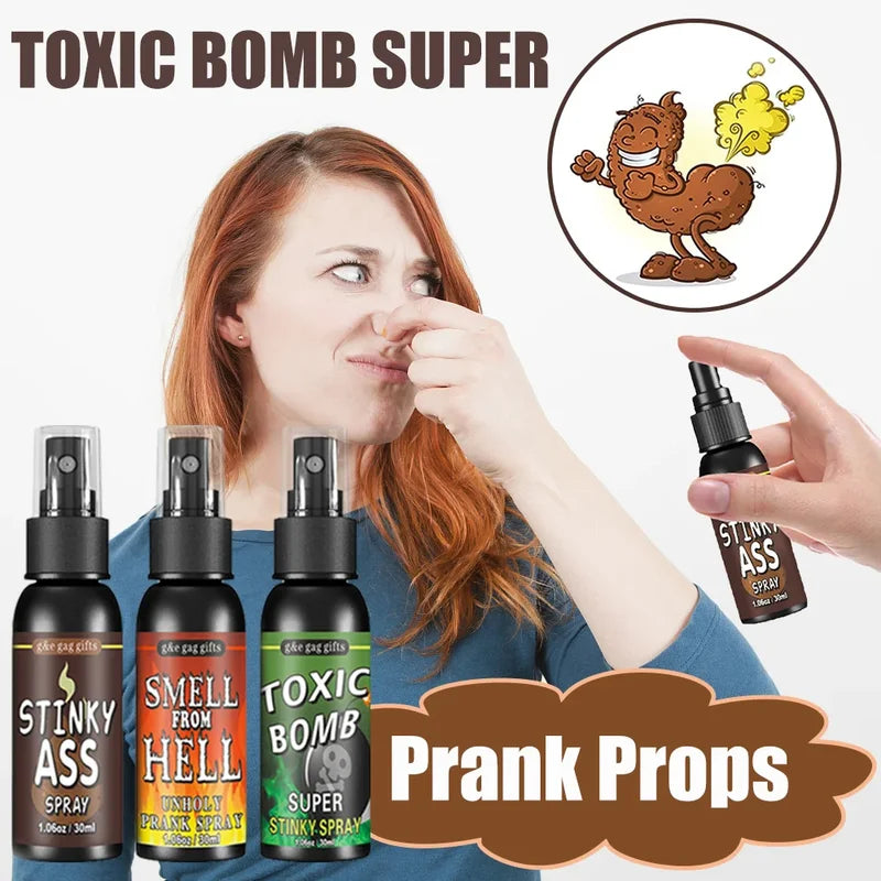Fake Fart Spray Can — 30ML Prank Joke Gag Stink Bomb for Halloween & Parties