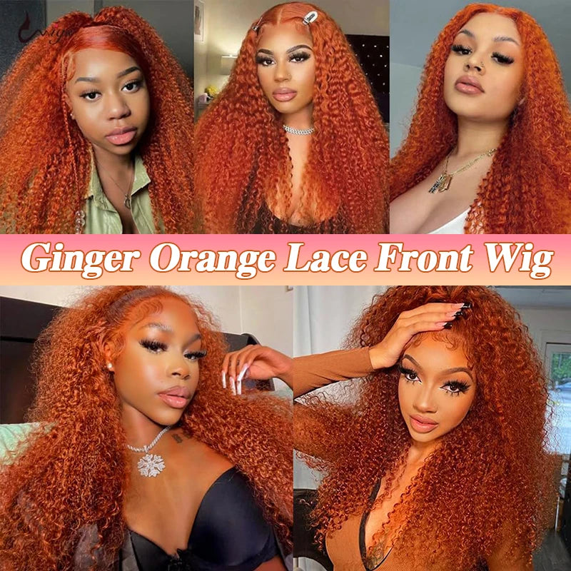 Deep Wave Human Hair Lace Front Wig 38 Inch Curly Water Wave Wig Pre Plucked