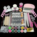 Professional Gel Nail Kit with LED Lamp, Nail Drill & Art Tools for Salon-Quality Nails