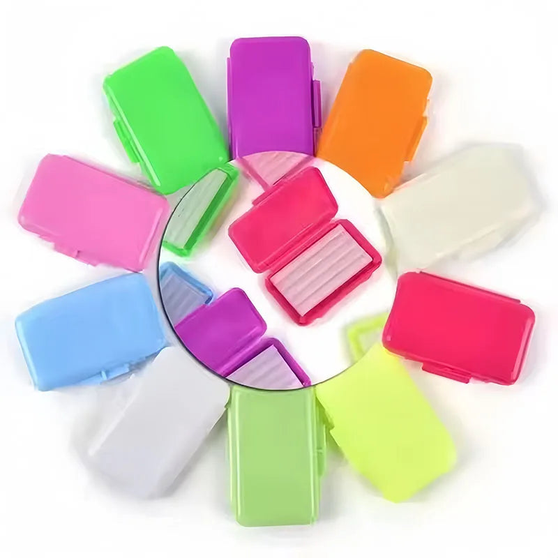 Orthodontic Wax Strips with Fruit Flavors for Braces Relief - 10 Pack