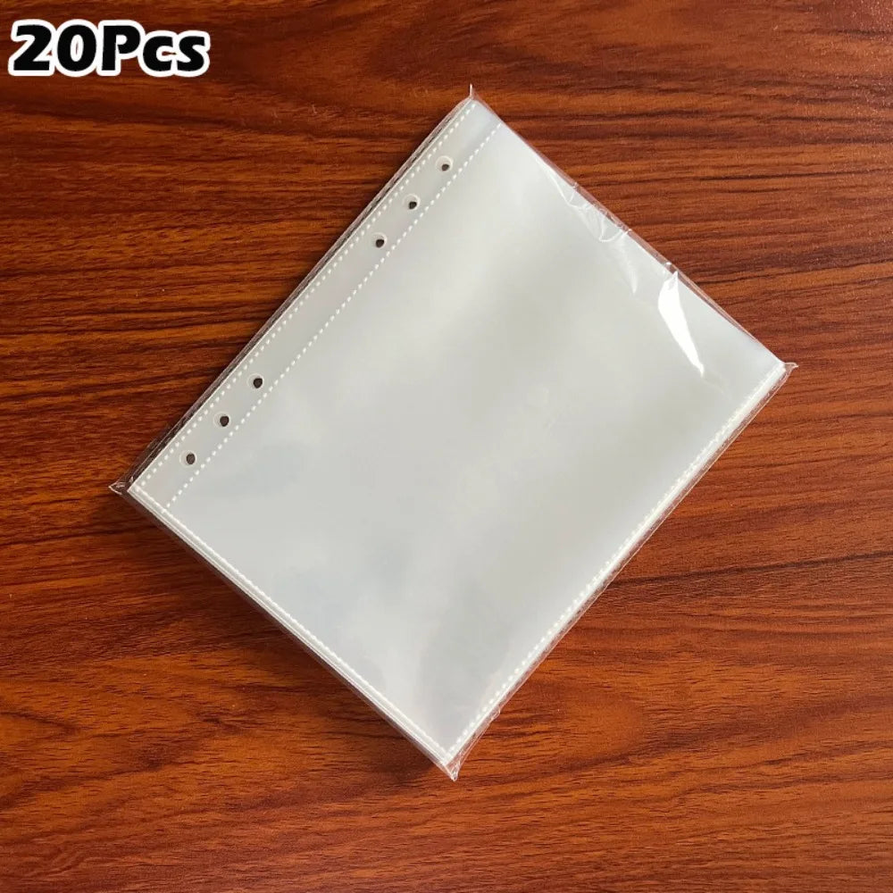 A5 Photocard Binder Sheets - Transparent PP Acid-Free Multiple Pockets for Collectible Cards
