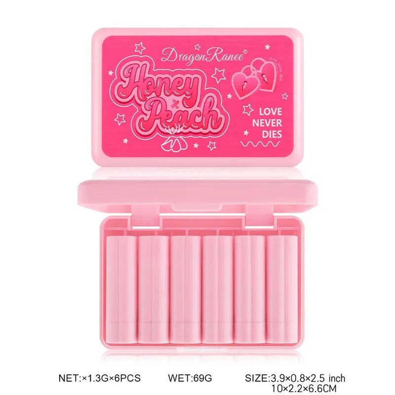 Matte Waterproof Lipstick Set - Velvet Texture, Non-Stick, Easy Application, 6 Pieces