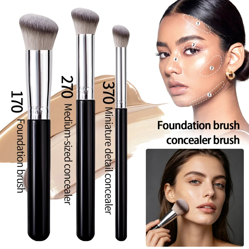 Face Makeup Brush Set - Flawless Foundation Concealer Blending Tools