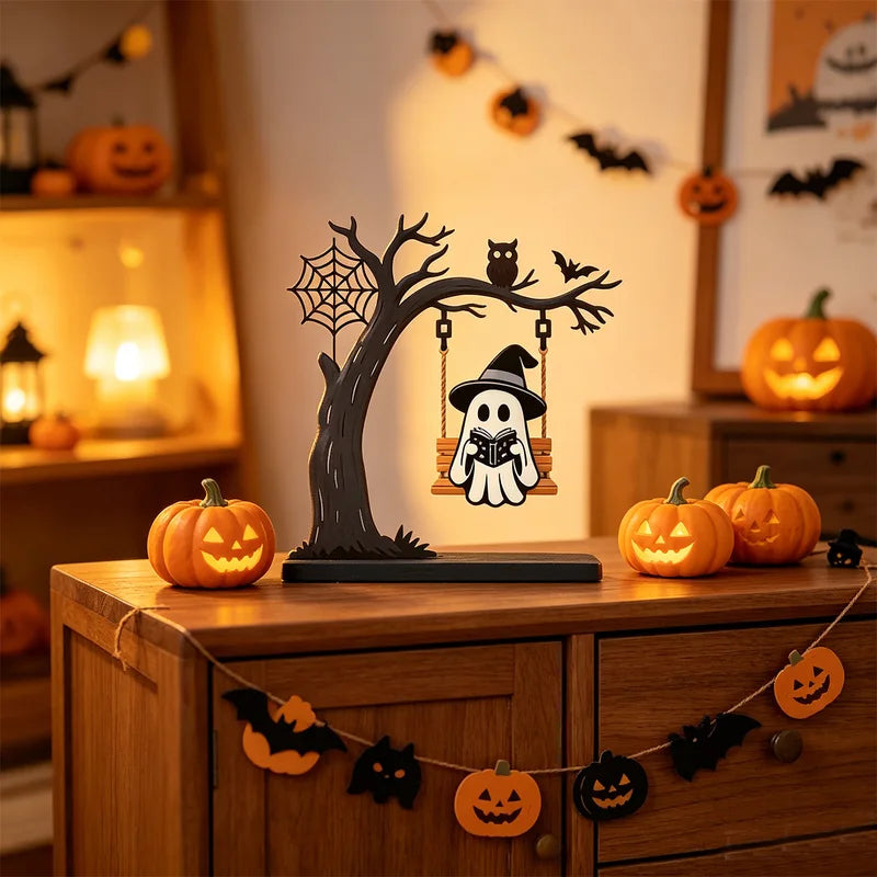 Halloween Decorative Iron Art Ornament - DIY Folding Home Decor