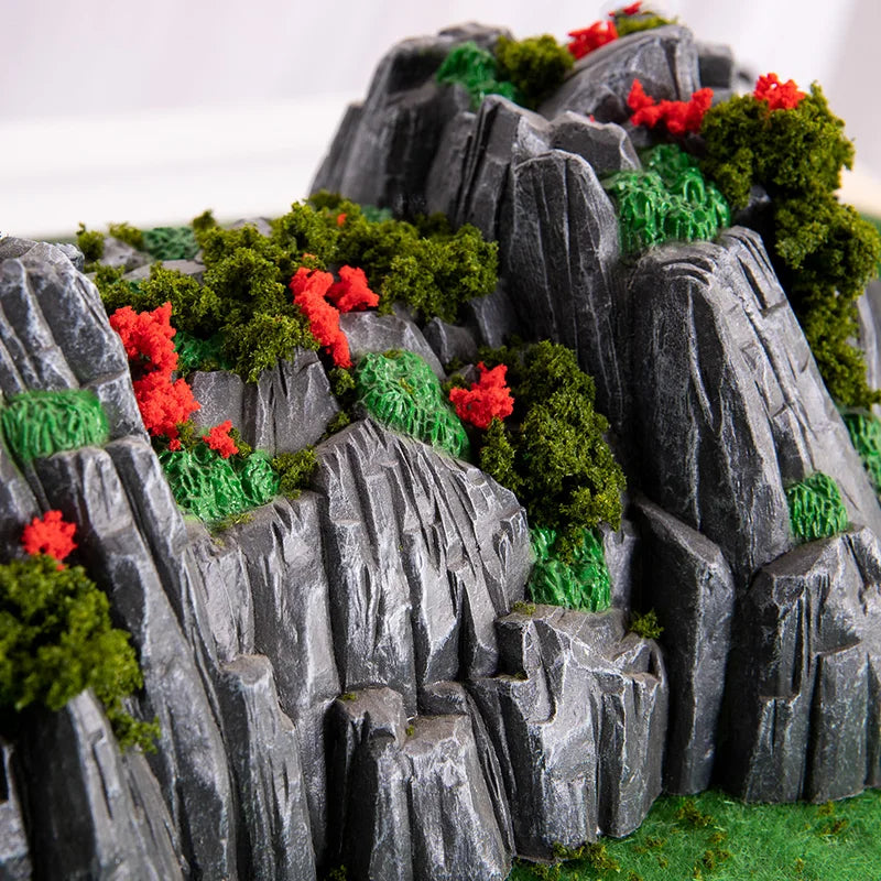 HO Scale Miniature Shrubs Bushes for Model Railway Dioramas - Various Colors