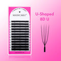 False Eyelashes 3D/4D/5D/6D/8D/10D Mix 8-15mm Natural Volume Lashes