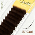 Russian Volume Eyelash Extensions Fluffy Fans with Adhesive - Premade Lash Fans