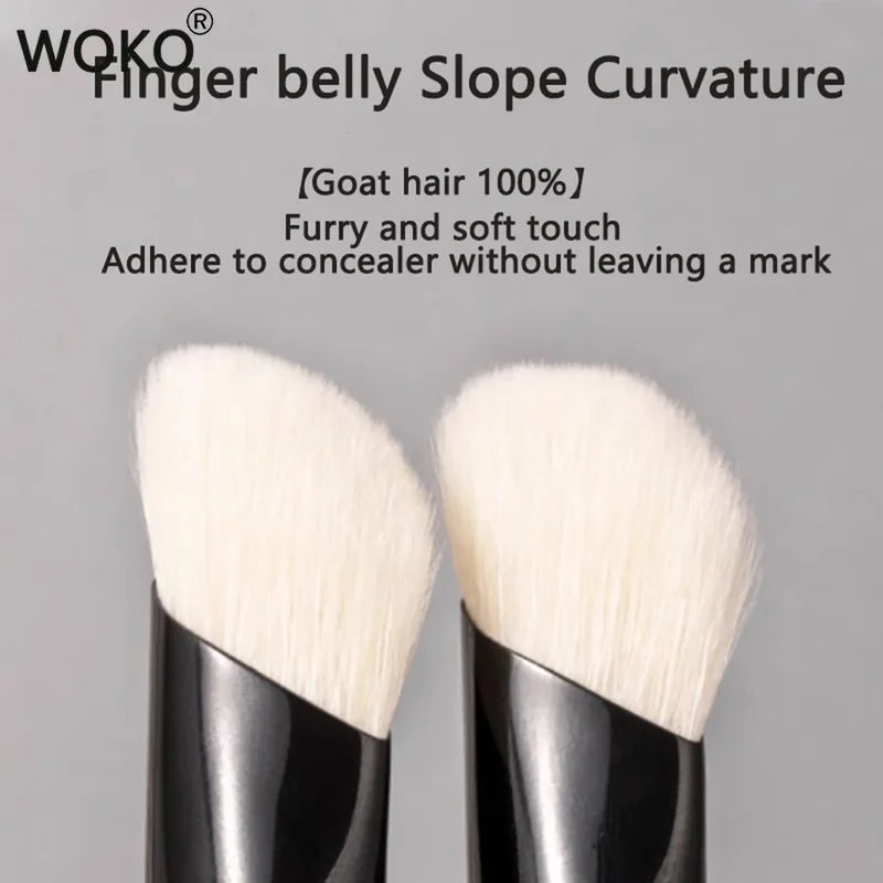 Concealer Makeup Brush Goat Hair Diamond-Shaped Eye Covering Tool
