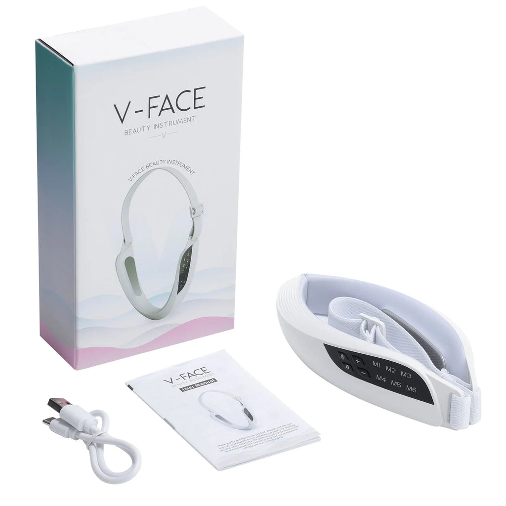 EMS Face Lifting Massager for Wrinkle Reduction & V-Face Sculpting