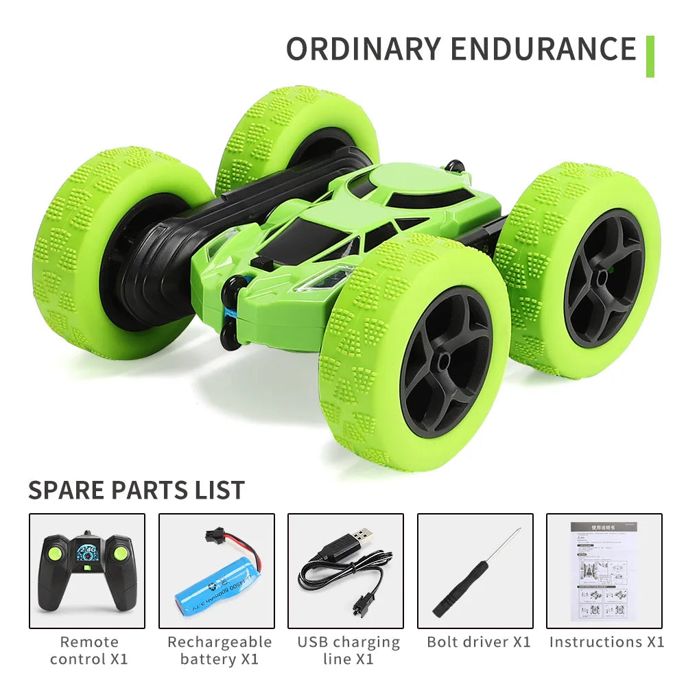 Off Road Drift RC Stunt Car with 360° Rotation & Double Sided Flip - 2.4G Remote Control