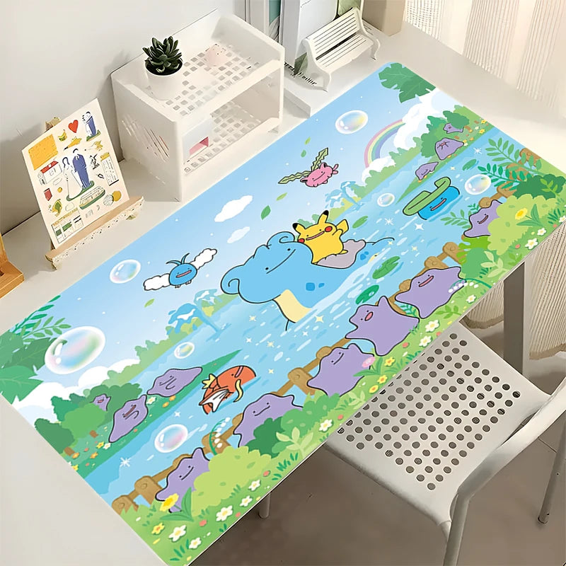 Kawaii Gaming Mouse Pad Large Surface Desk Mat for Computer & Laptop