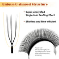 False Eyelash Clusters U-Shaped 3D/4D/5D Premium Lash Extensions for Natural & Glam Looks