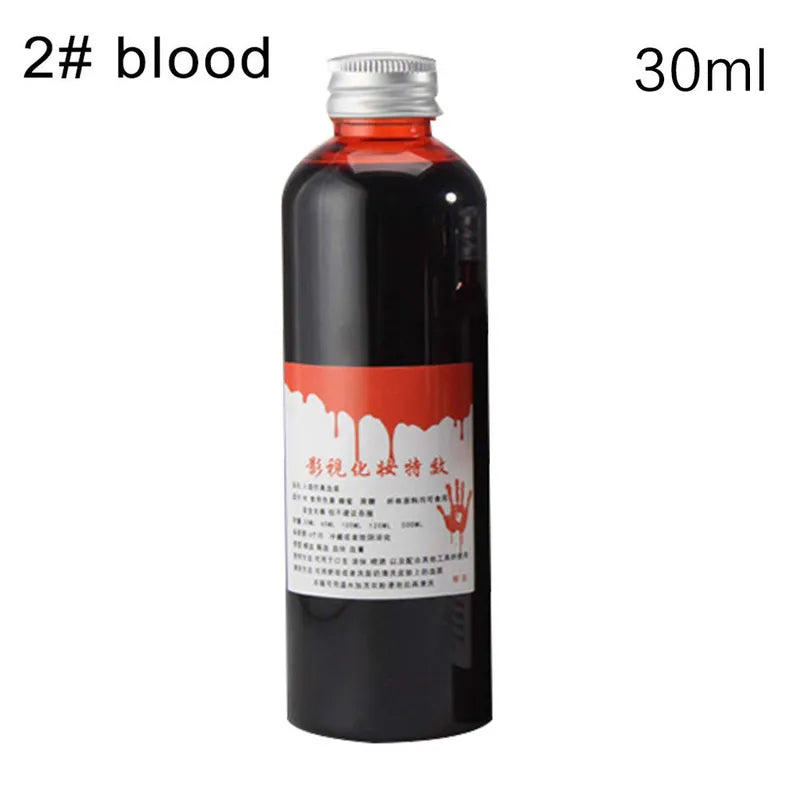 Halloween Fake Blood Gel - 30/60/100ml Synthetic Blood for Cosplay & Pranks