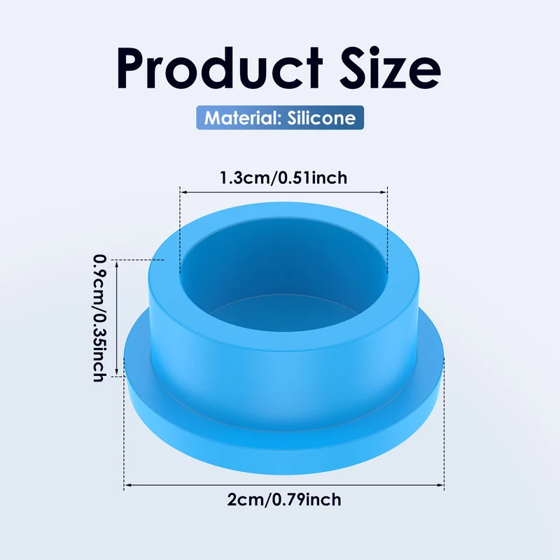 3ml Glass Vial Caps Leakproof Reusable Silicone Protective Covers for Insulin & Samples