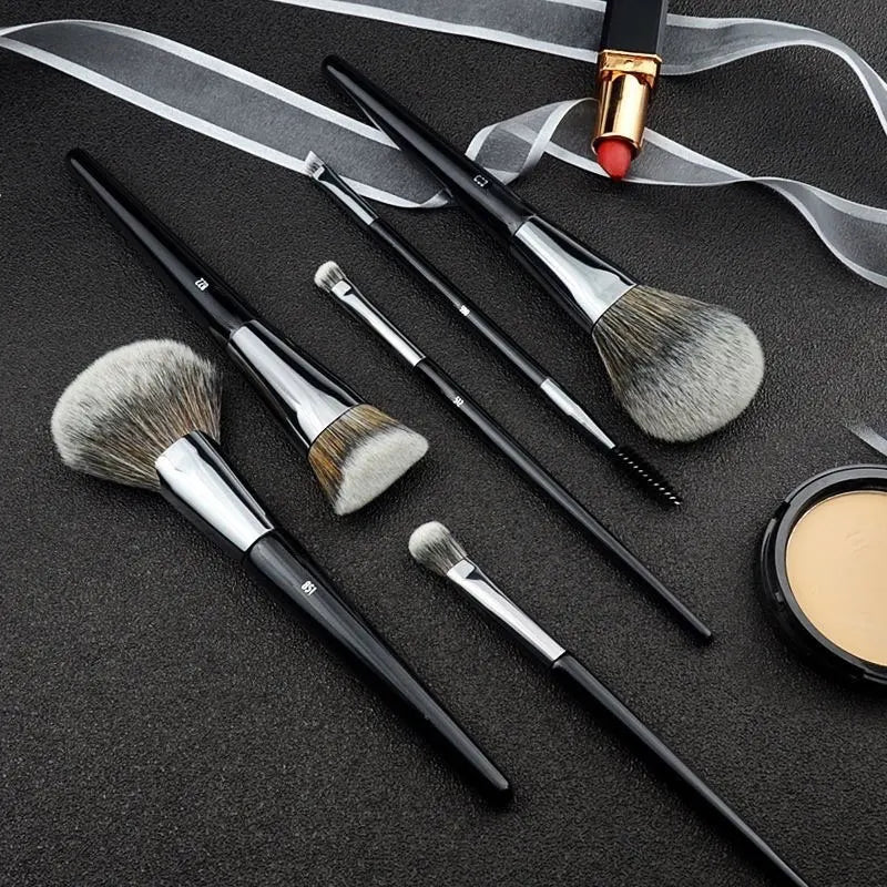 Powder Contour Makeup Brush Set - Professional Blusher & Bronzer Tools