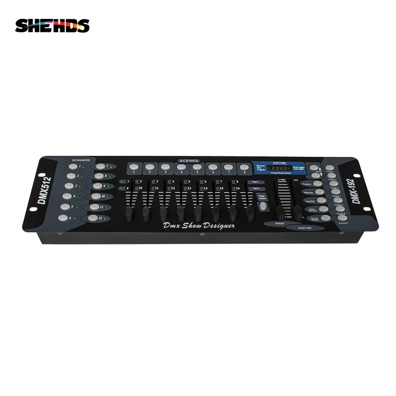 DMX 512 Lighting Controller for Moving Head, Par, Spotlights, 192 Channels