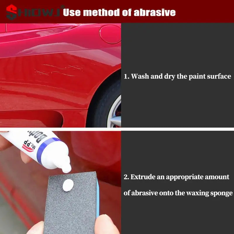 Car Scratch Remover Paste Set - Auto Body Polishing Compound 15g for Paint Care