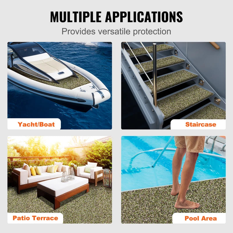 Marine EVA Foam Boat Flooring Non-Slip Self-Adhesive Decking - Waterproof & Shock-Absorbent