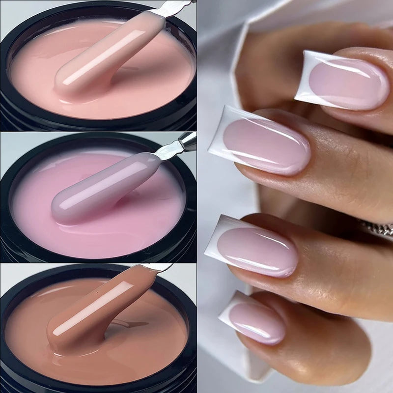 Liquid Builder Nail Gel - Hema Free, TPO Free, UV Safe, 50g/100g for Nail Extension