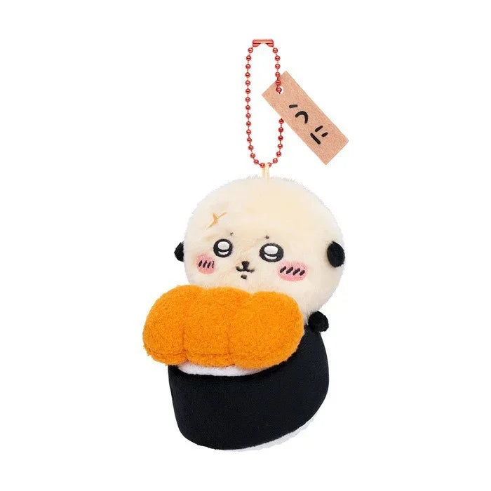 Sushi Series Black Tea Cup - Hachiware, Usagi, Caviar, Flying Squirrel, Sea Otter, Lion Sa Pendant Plush Bag Accessory
