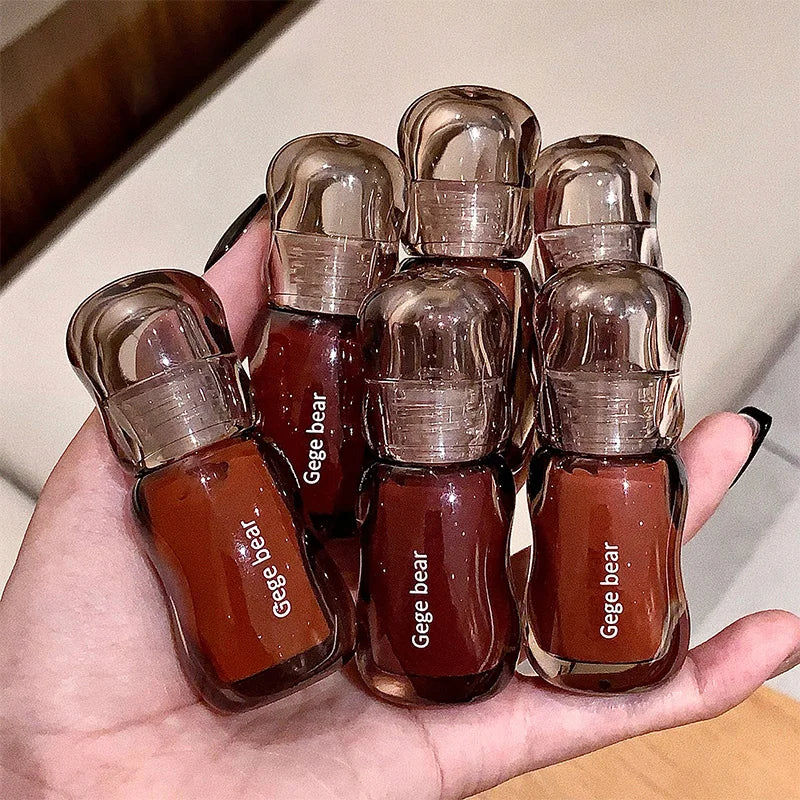 Hydrating Lip Tint with Mirror-Gloss Finish - Youthful Plumping Effect, Winter Formula