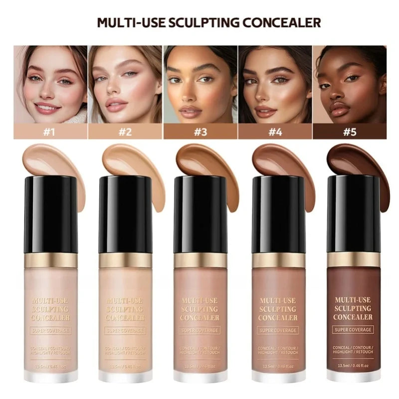 Multi-Use Concealer Cream Oil-Free Long Lasting Hydrating Face Makeup
