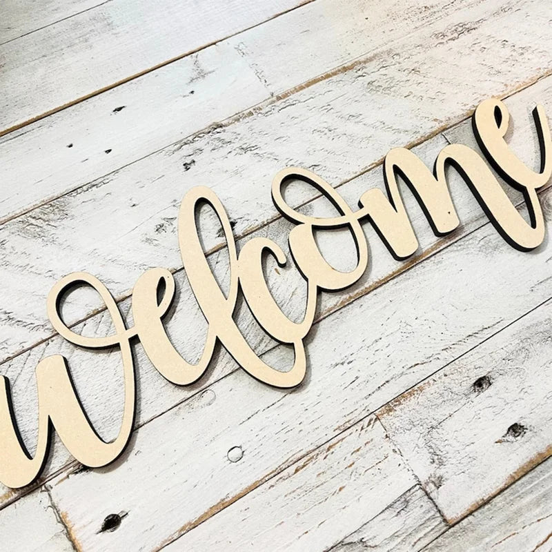 Personalized Wooden Surname Wall Art - Custom Home Decor & Holiday Gift