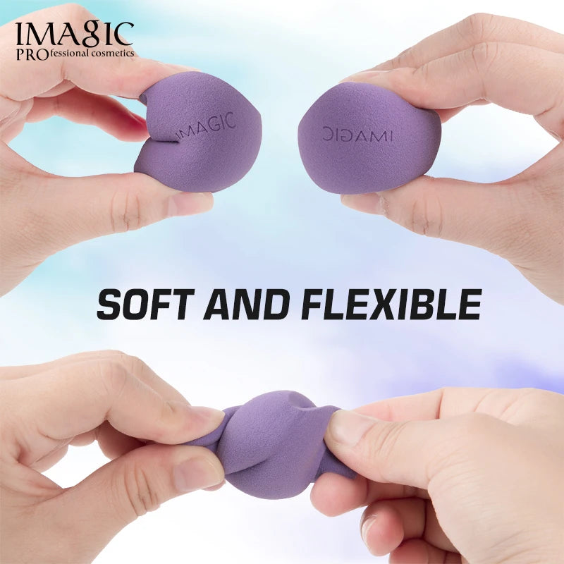 Multicolor Makeup Sponge Set for Wet and Dry Foundation Application - Soft Cosmetic Blending Puff