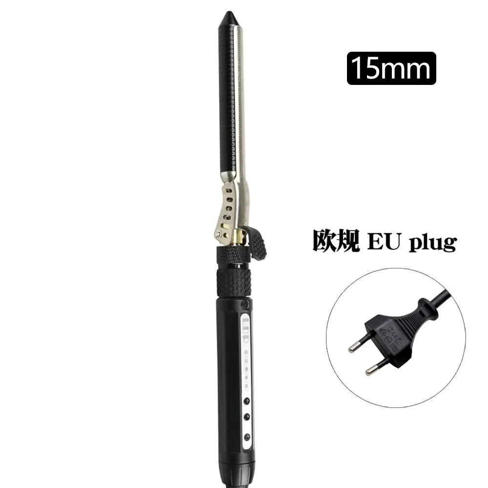 Mini Curling Iron 7mm Small Hair Curling Tool for Short & Fluffy Hair