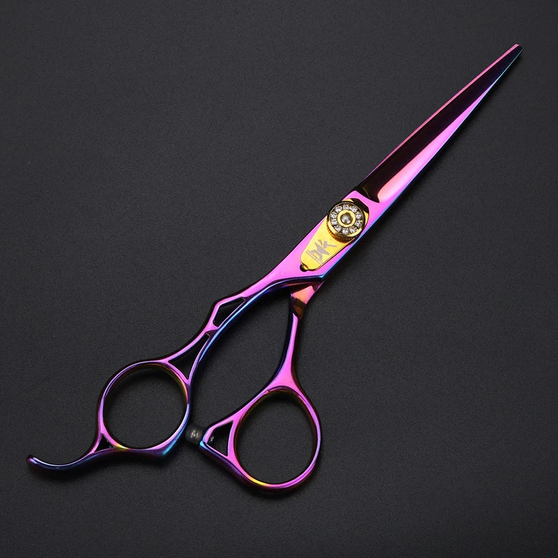 Left Hand Hair Scissors - 6 Inch Professional Thinning & Cutting Shears for Salon or Home Use