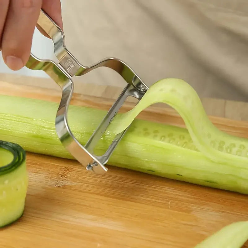 Stainless Steel Vegetable & Fruit Peeler Kitchen Tool - Multiple Colors