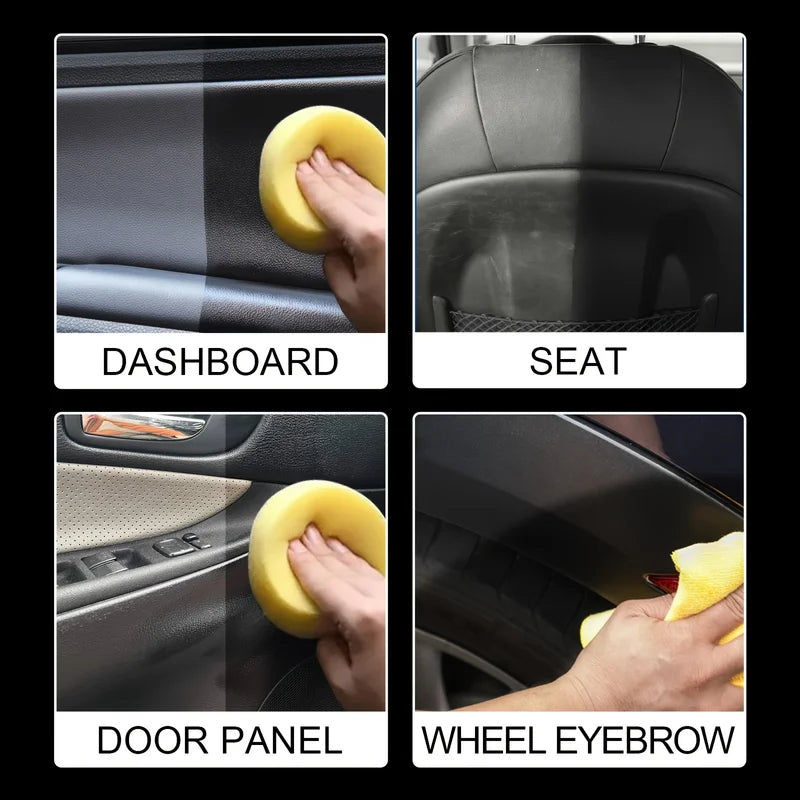 Car Interior Renewal Wax - UV Defense & Anti-Aging Polish for Multi-Surfaces