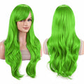 Vibrant Orange Wavy Cosplay Wig for Women - Anime, Halloween & Costume Hair