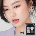 Refillable Eyeshadow Palette with 4 Harmonious Shades - No Fallout, Smooth Application