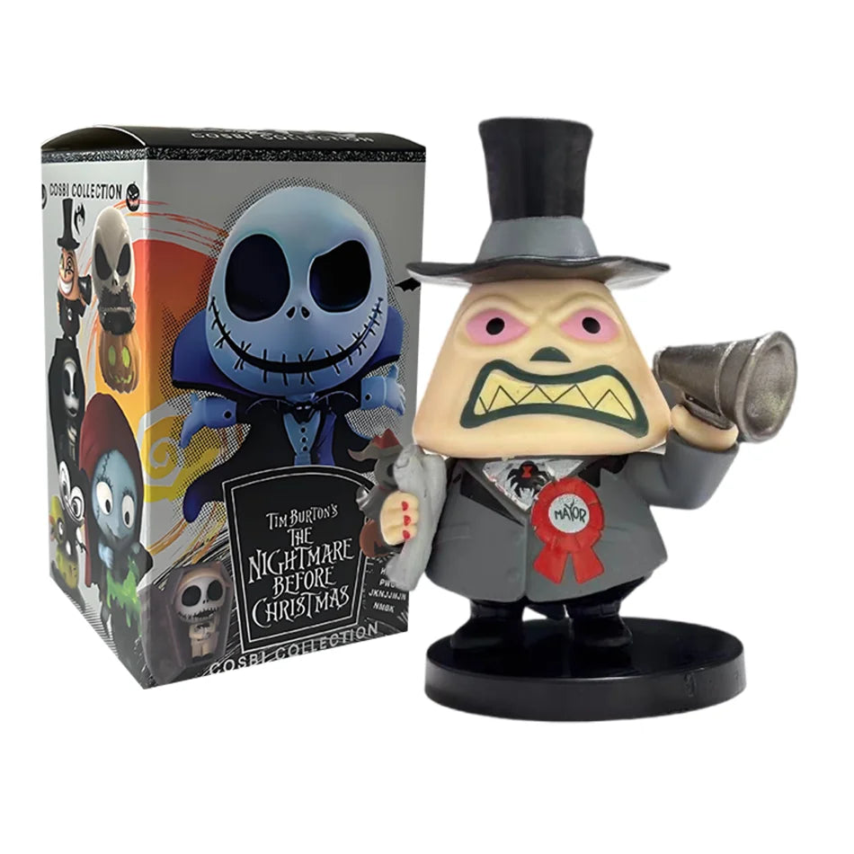 Nightmare Before Christmas Collectible Figurine Set - Jack Sally PVC Dolls