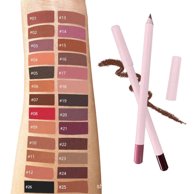 Vegan Waterproof Long Lasting Lip Liner Pencil - Matte, Custom Logo, Cruelty-Free