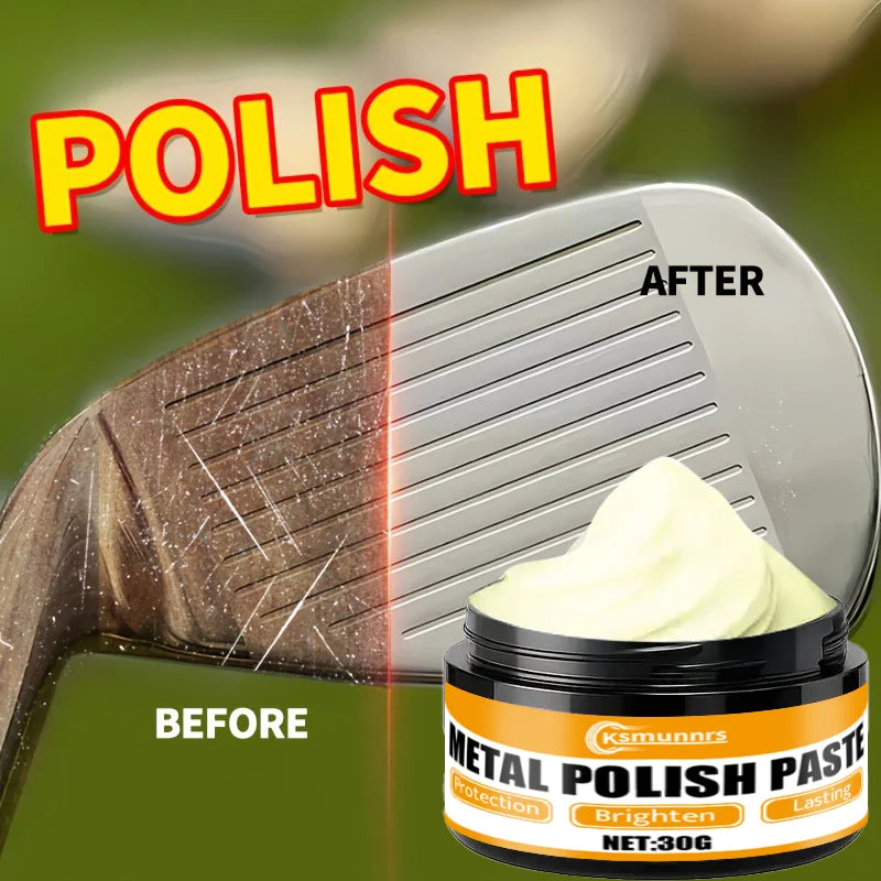 Professional Golf Club Polishing Wax - Scratch & Oxidation Remover, Mirror Finish, Anti-Aging 30G
