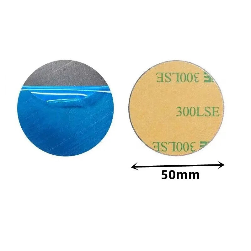 20Pcs Metal Stickers for Magnetic Eyeshadow Makeup Palettes Round Square 25mm-50mm
