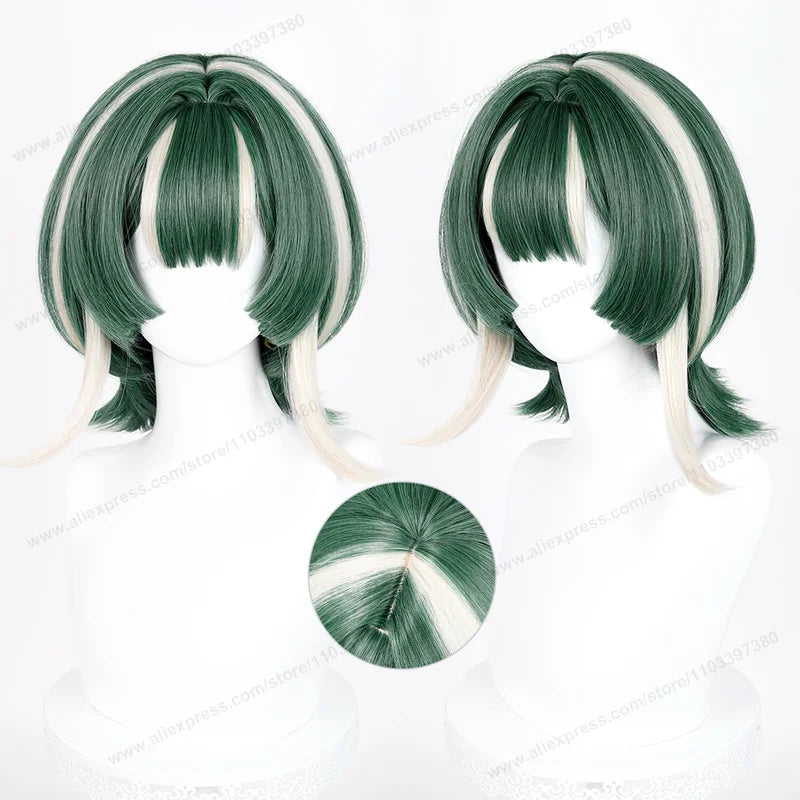 Women’s Cosplay Synthetic Wig 30cm Short Anime Halloween Hair Heat Resistant