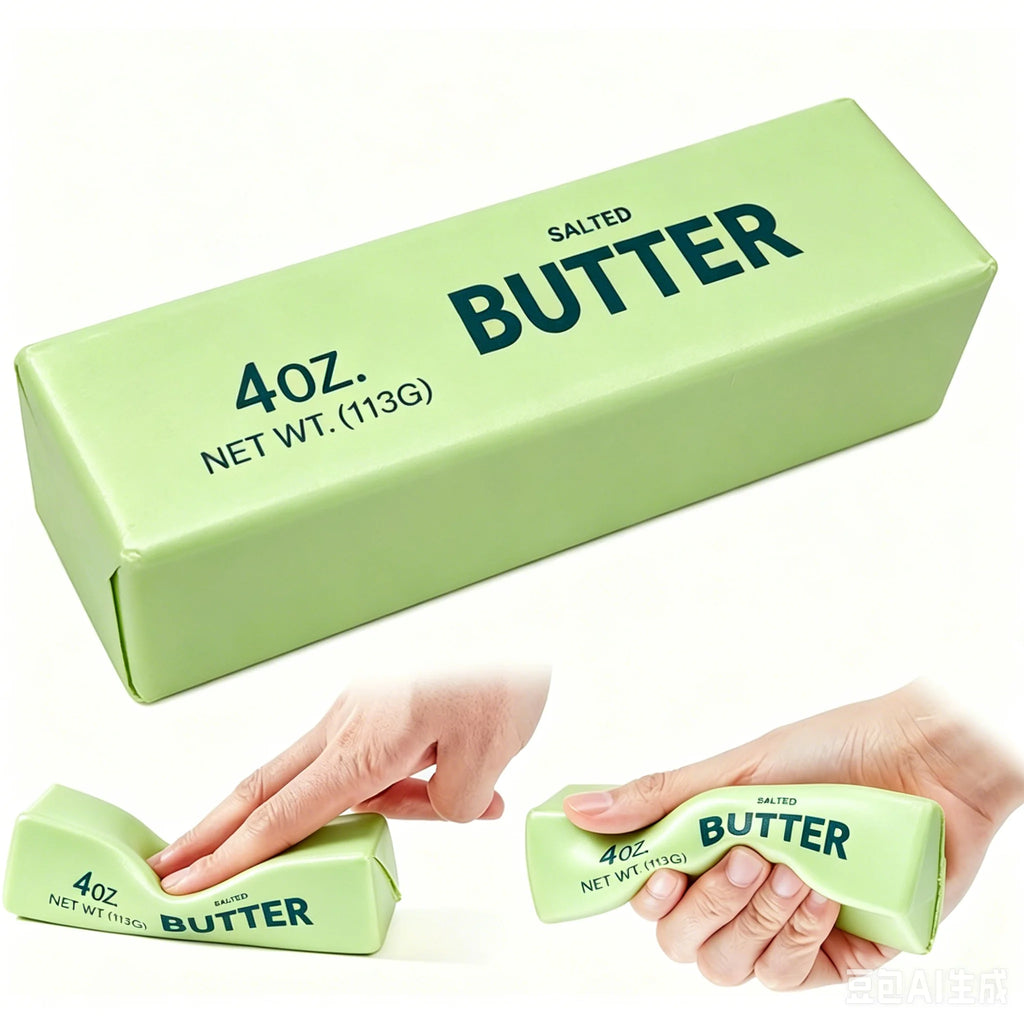 Soft Slow Rebound Butter Stick Stress Relief Gadget - Anti-Anxiety Desk Toy