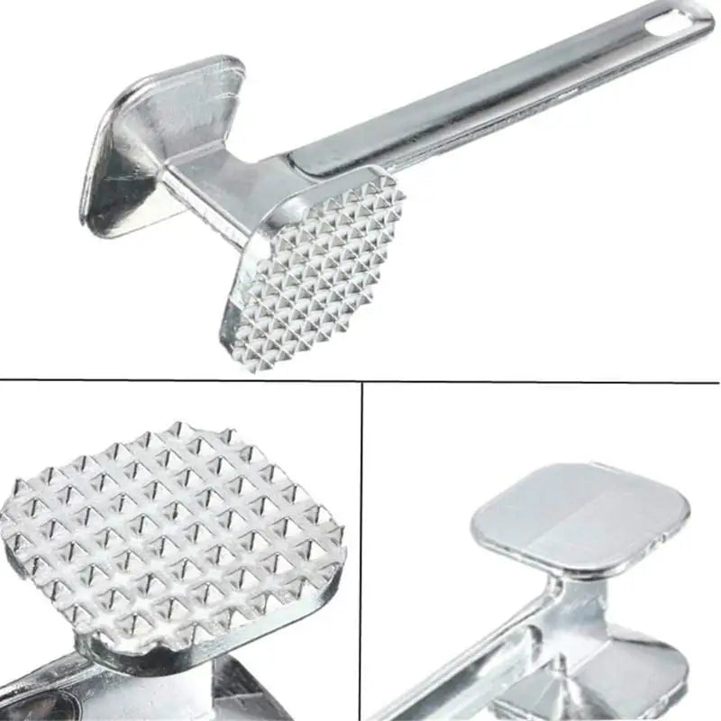 Meat Tenderizer Hammer Zinc Alloy Kitchen Tool for Beef, Chicken, Pork